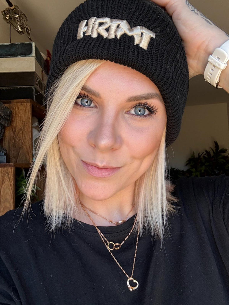 HRTMT Beanie Schwarz